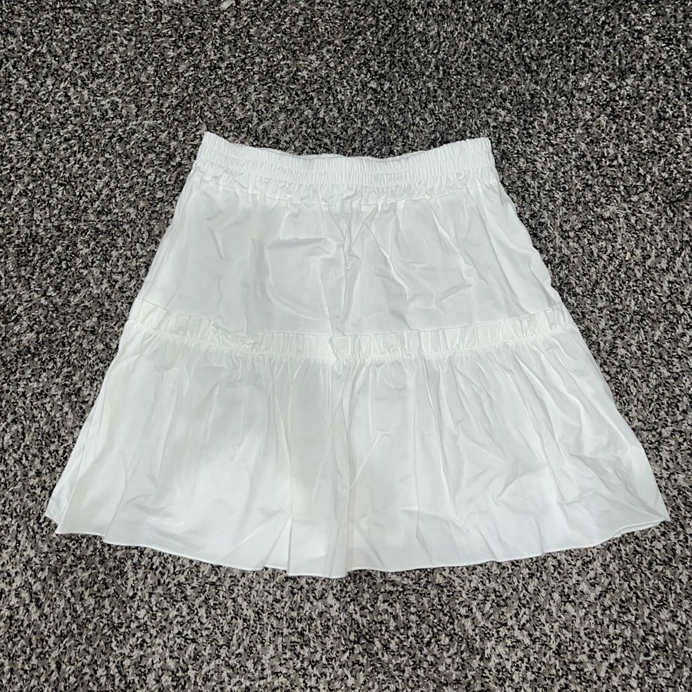 White skirt